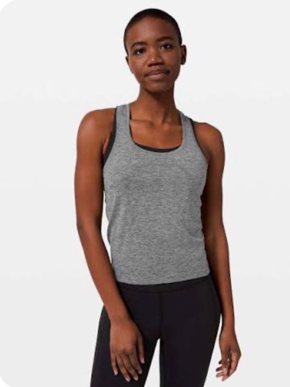 lululemon Swiftly Tech Racerback Tank Top - Gray - Size 10